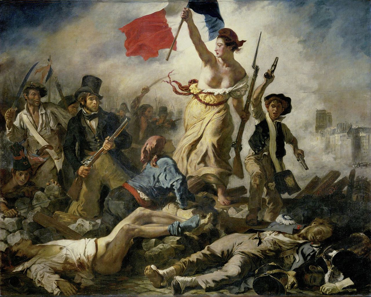 La Liberté Guidant le Peuple d'Eugène Delacroix